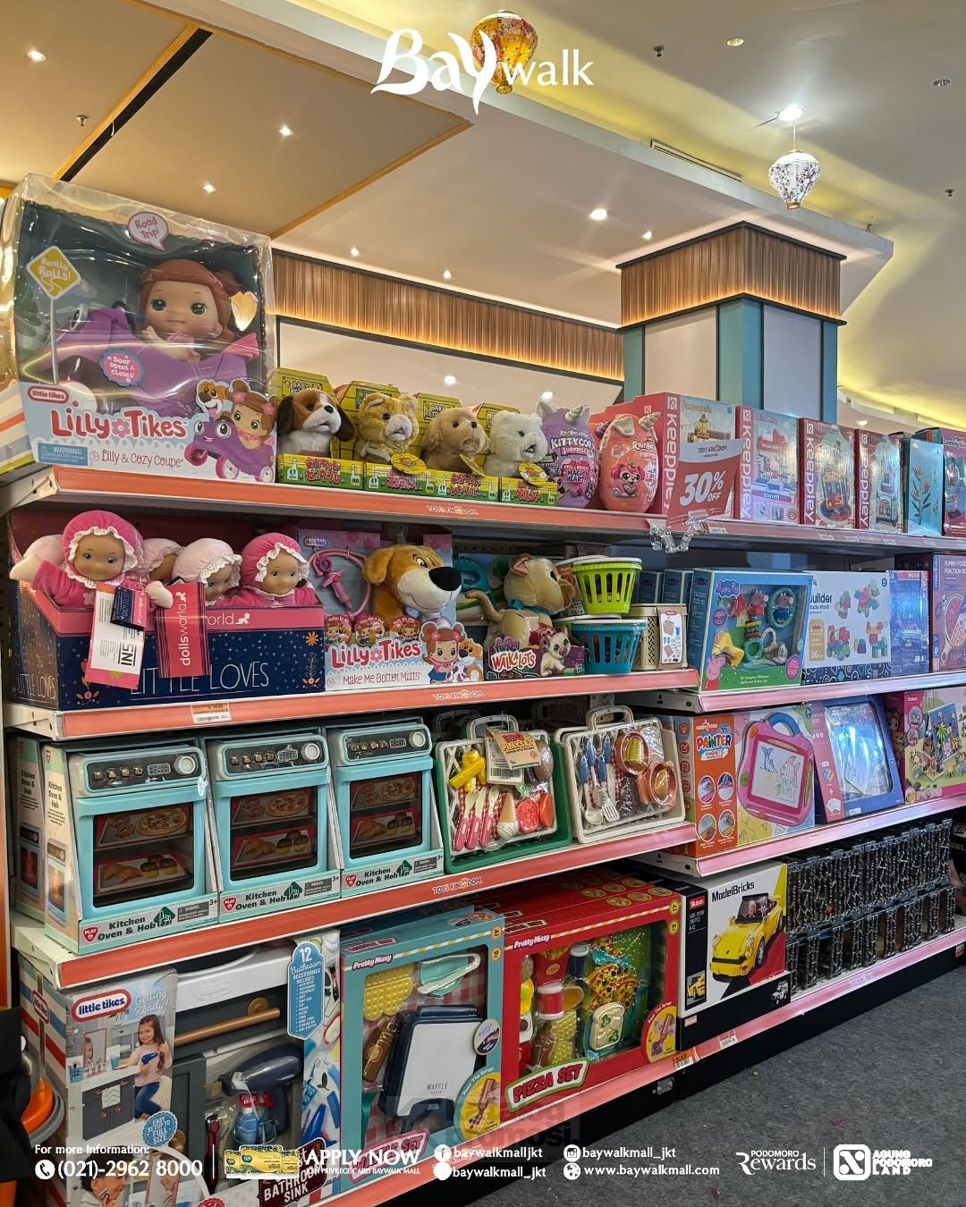 Pameran Toys Kingdom di Baywalk Mall Spesial Diskon hingga 70%