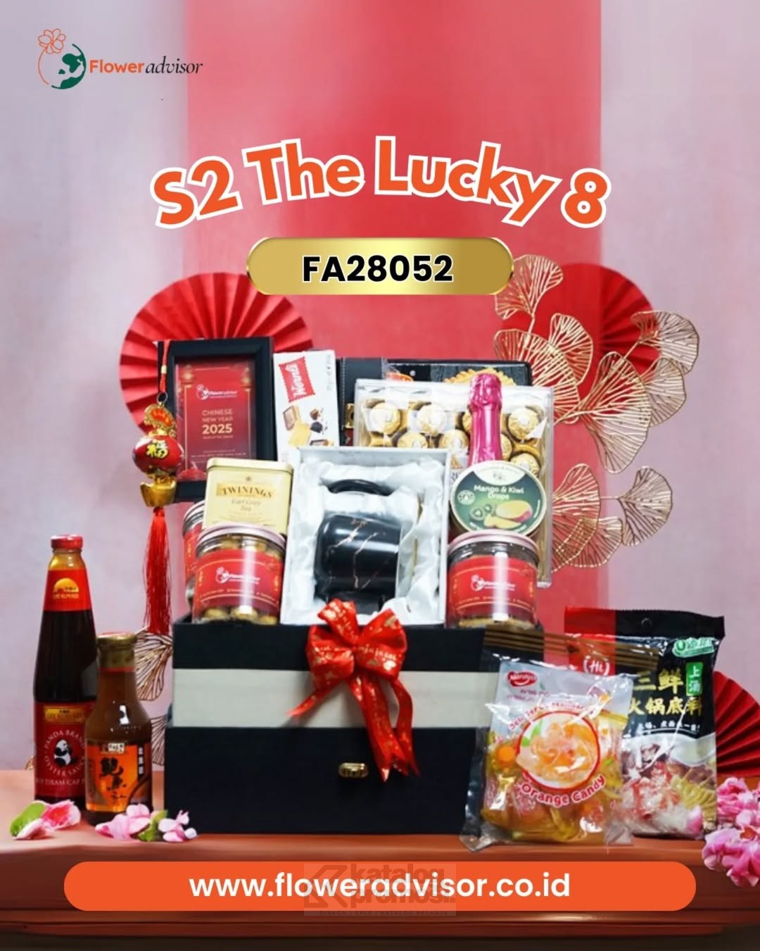 Penawaran Spesial Hampers Imlek S2 The Lucky 8 di FlowerAdvisor