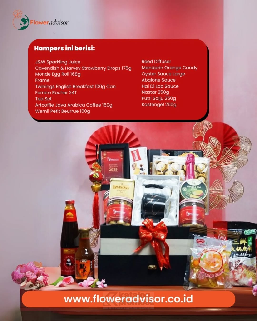 Penawaran Spesial Hampers Imlek S2 The Lucky 8 di FlowerAdvisor