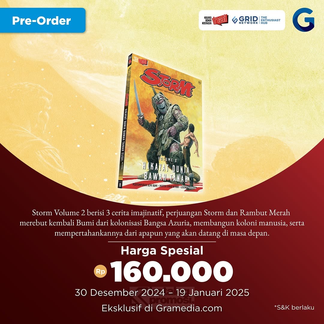 Pre-Order Majalah Hai Storm Vol 02 di Gramedia.com Harga Spesial 