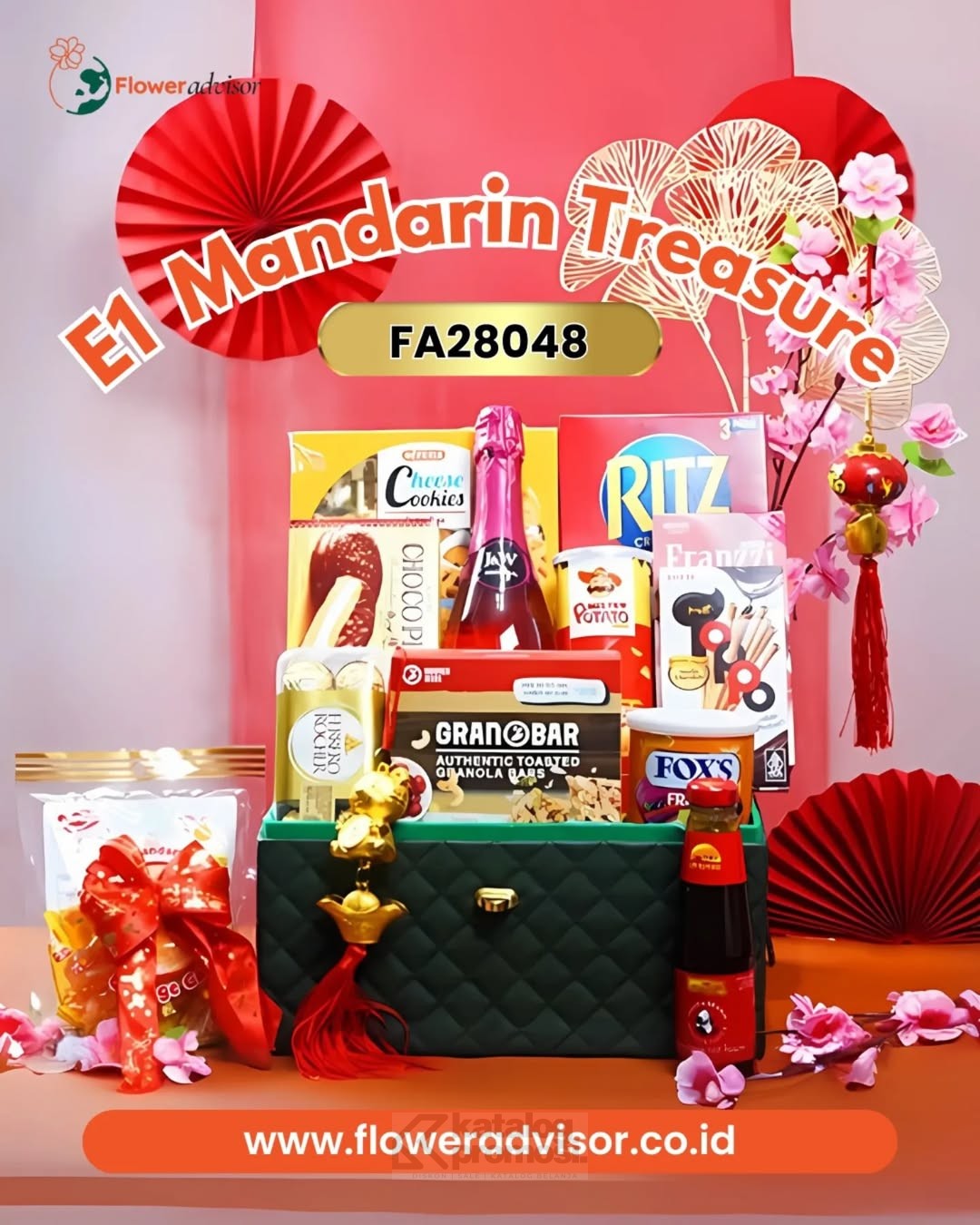 Promo E1 Mandarin Treasure Hampers Imlek dari FlowerAdvisor 