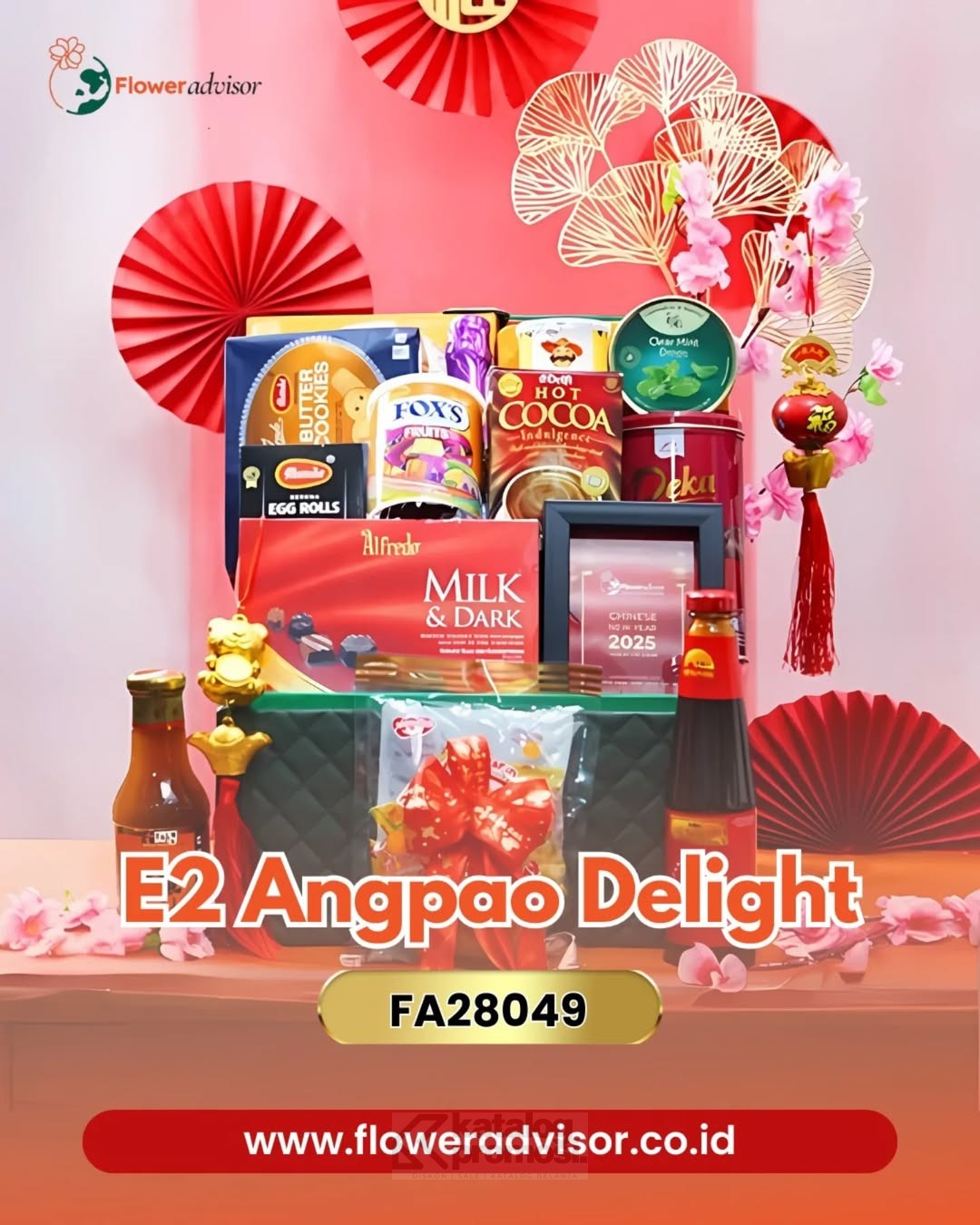 Promo E2 Angpao Delight Hampers Imlek dari FlowerAdvisor 