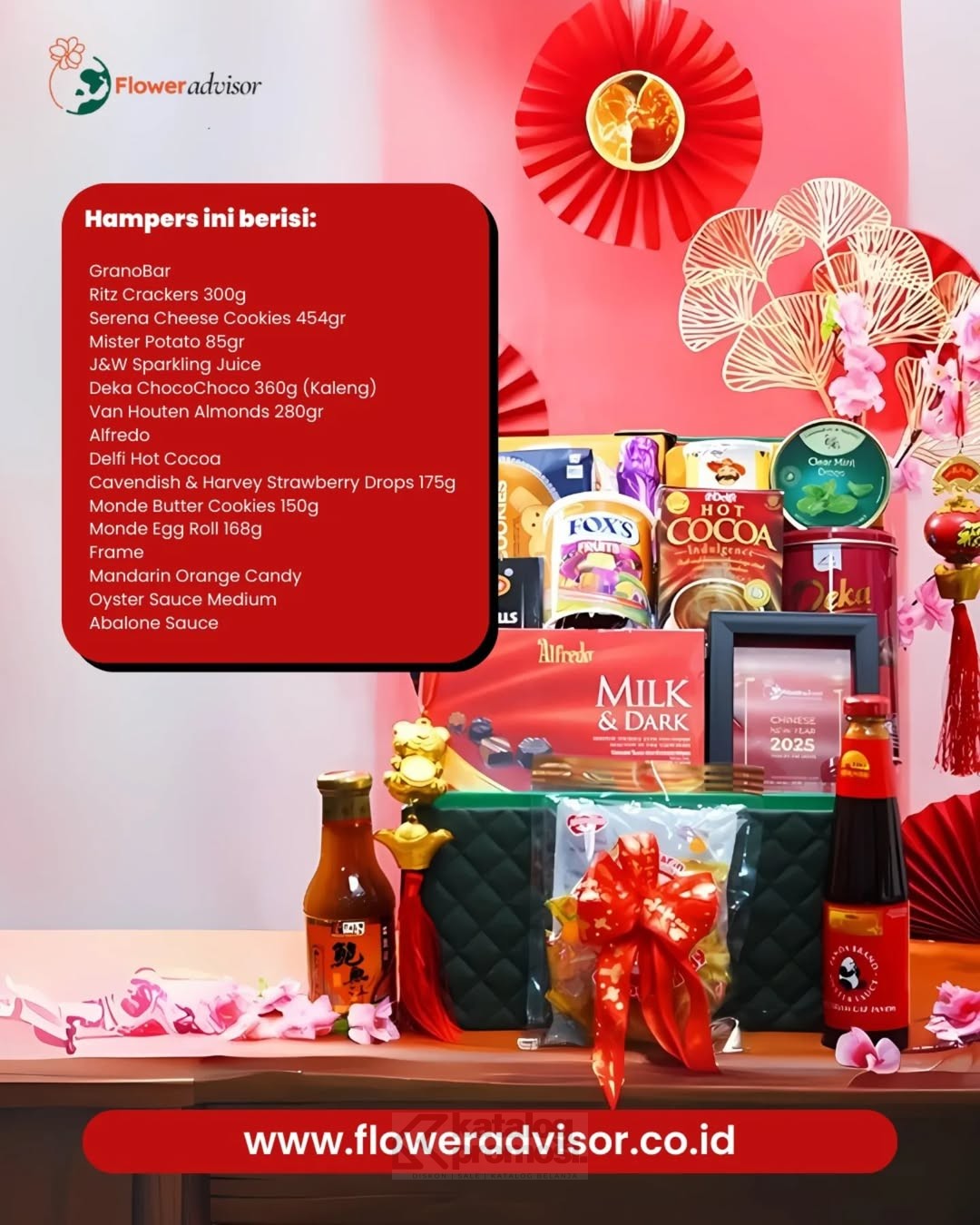 Promo E2 Angpao Delight Hampers Imlek dari FlowerAdvisor 