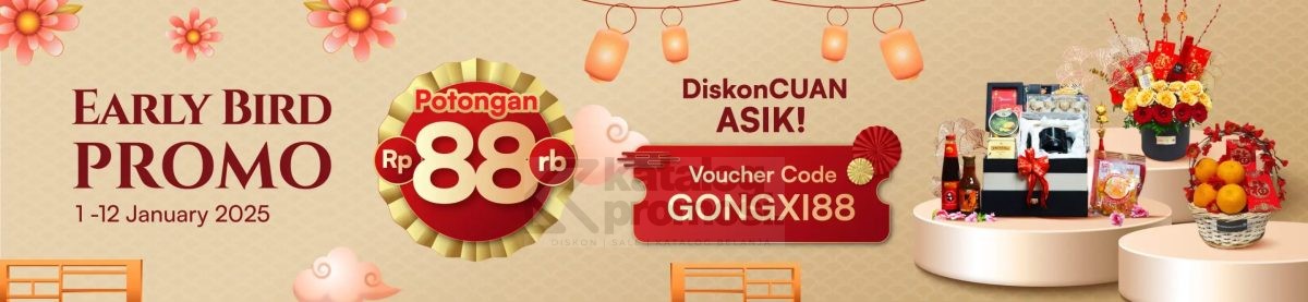 Promo Hadiah Tahun Baru Imlek di FlowerAdvisor DISKON 88K!