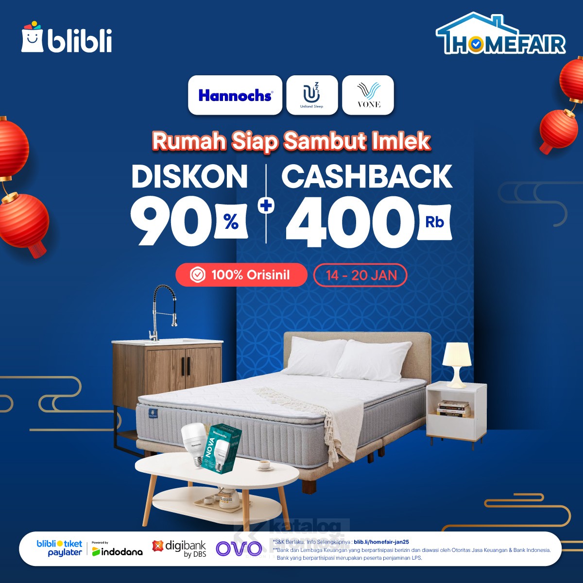 Promo Home Fair di Blibli Rumah Siap Sambut Imlek!