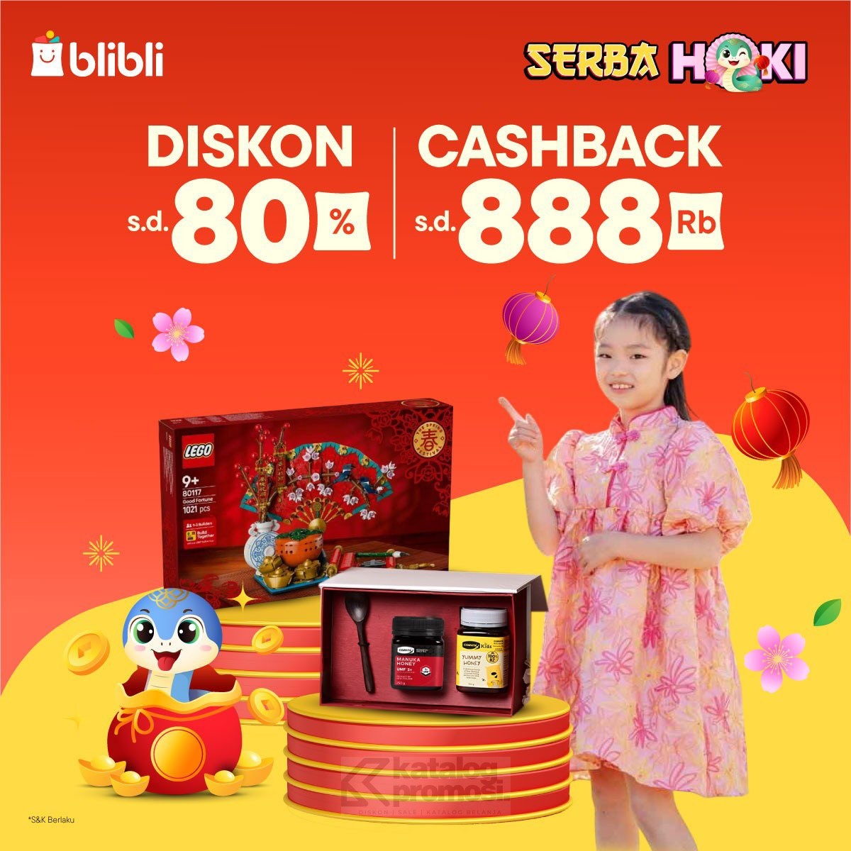 Promo Kebutuhan Ibu dan Anak di Blibli SERBA HOKI!