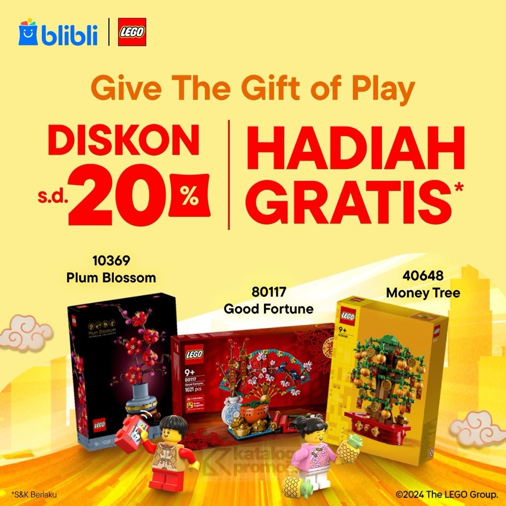 Promo LEGO di Blibli Give The Gift of Play 