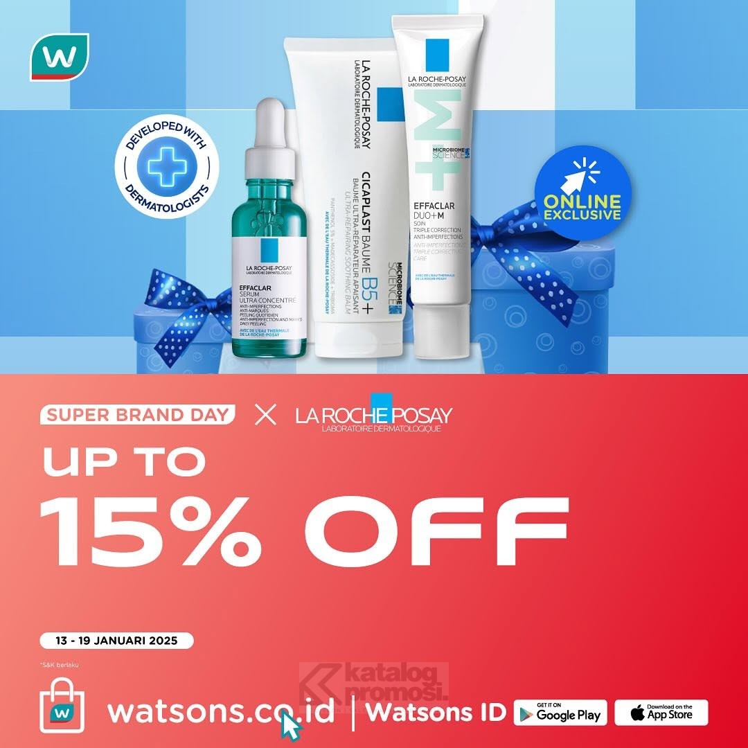 Promo La Roche-Posay di Watsons Super Brand Day