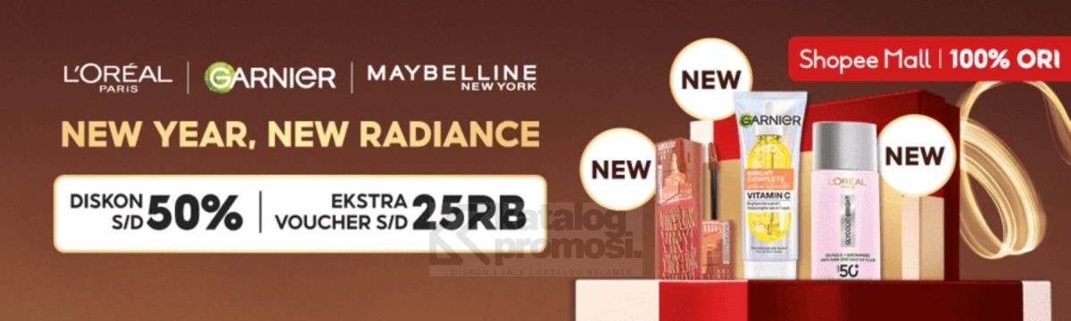 Promo New Year New Radiance di Shopee Diskon hingga 50%