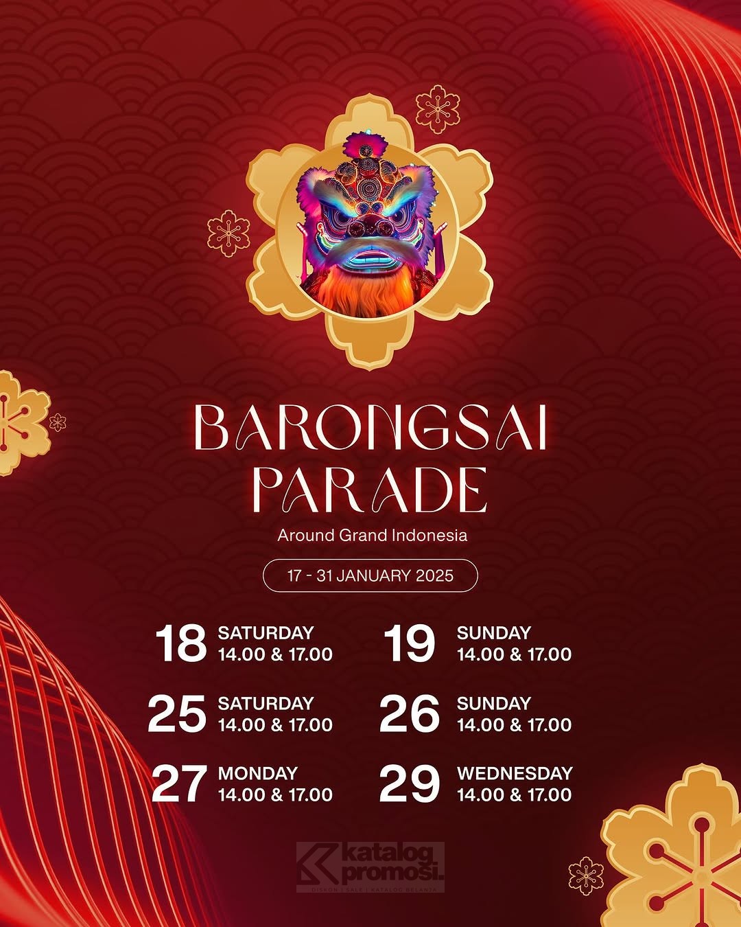 Rayakan Lunar New Year di Grand Indonesia Barongsai Parade hingga Palmistry