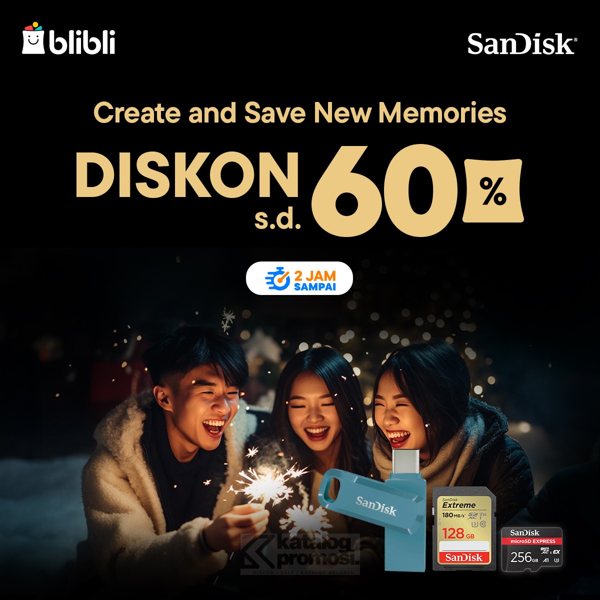 Sandisk Penawaran Terbaik di Blibli Diskon hingga 60%