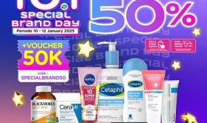 Watsons 10.1 Special Brand Day Diskon hingga 50%