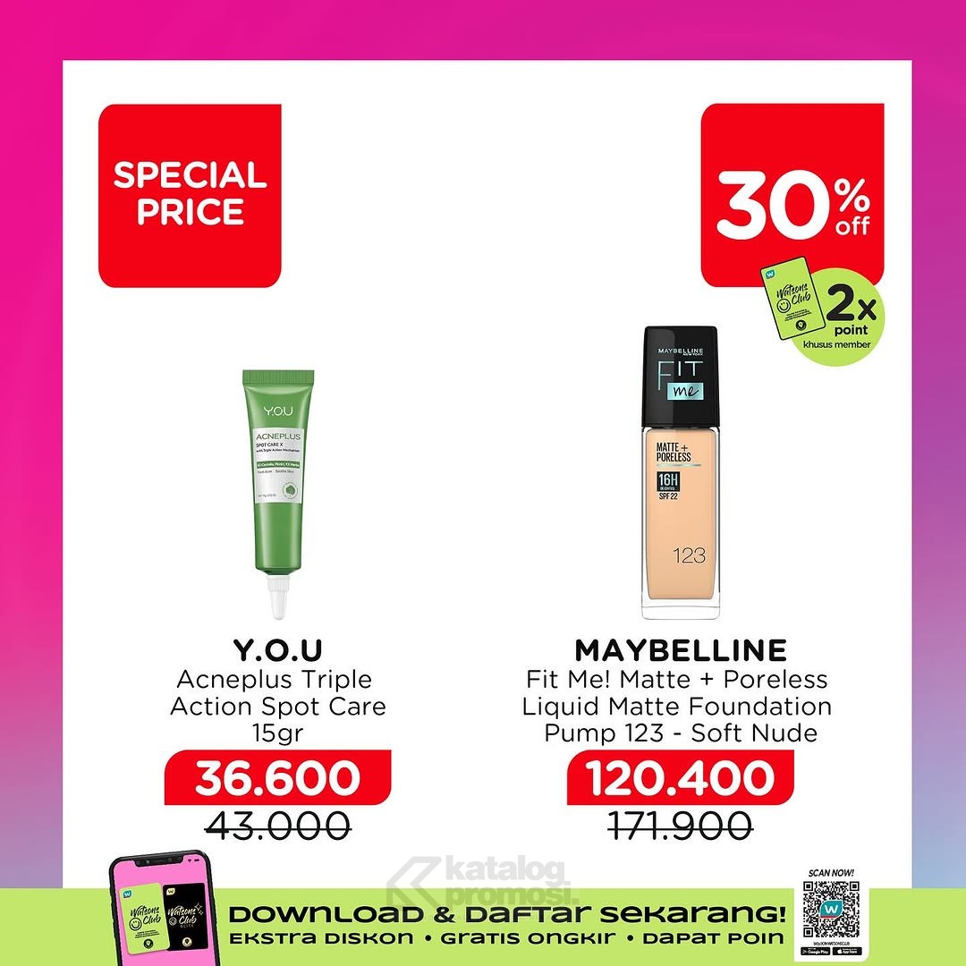 Watsons Store Opening di Mall Of Serang