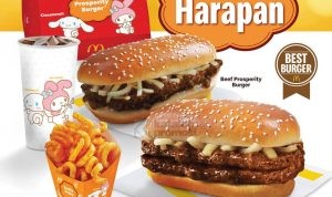 Promo McDonald’s Baru! Beef Prosperity Burger x My Melody & Cinnamoroll