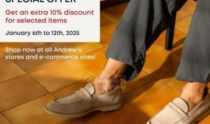 Promo Andrew Shoes Chinese New Year - Get Extra Discount 10% for Selected Items*