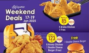 Promo A&W WEEKEND DEALS Paket Aroma Chicken Golden/ Spicy Mulai Rp. 85.000