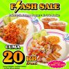 Promo Ayam Koplo GoFood Flash Sale - Paket 2 Nasi Ayam Penyet + Es Teh Maniez cuma Rp. 20Rb per porsi