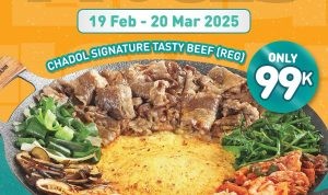 Promo Chadol Gujeolpan Spesial Pisces! Chadol Signature Tasty Beef Hanya Rp. 99.000!