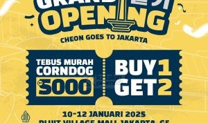 Promo Cheon Grand Opening outlet Pluit Village Tebus Murah Rp5000 dan Buy 1 Get 1 Free