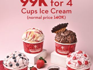 Promo Cold Stone GrabFood Dine Out Deals 4 Cups Ice Cream cuma 99K 8