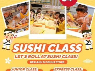 Promo Genki Sushi Class For Junior Start From 84K*