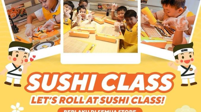 Promo Genki Sushi Class For Junior Start From 84K*