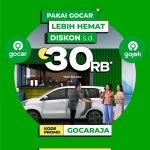 Promo GoJek Hemat Pakai GoCar! Dapatkan Diskon Hingga Rp. 30Rb