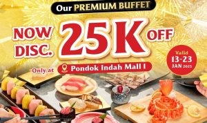 Promo KAPPA SUSHI DISKON Rp. 25K untuk PREMIUM BUFFET