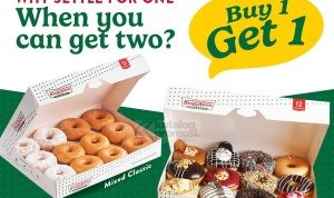 Promo KRISPY KREME BELI 1 GRATIS 1 LUSIN*