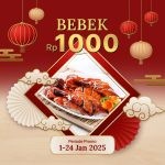 Promo LOONG 大GE Bebek Panggang 1/2 Ekor Hanya Rp1.000