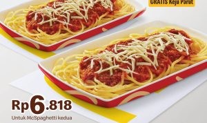 Promo McDonald's McSpaghetti Hanya Rp 6.818