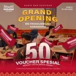 Promo Grand Opening Padang Payakumbuah Karawang Gratis Voucher