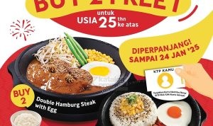 Promo Pepper Lunch BELI 2 GRATIS 1