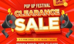 Pop Up Festival Clearance Sale Diskon Hingga 90%