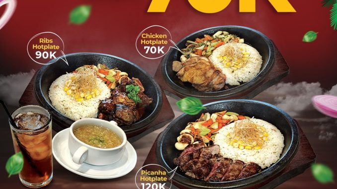 Promo Panella Brazillian BBQ Sizzling Hotplate Mulai dari 70K