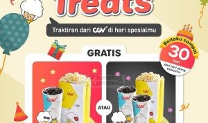 Promo CGV Birthday Treats Gratis Combo Solo & Duo