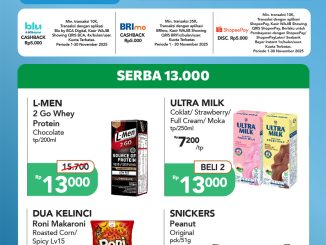 Promo FamilyMart Serba Rp. 13.000 7