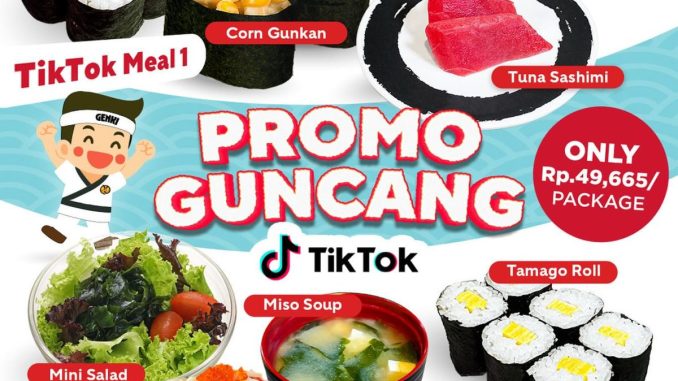 Promo Genki Sushi TikTok Meal Cuma Rp. 49.665 1