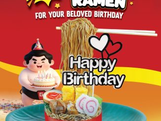 Promo Gokana Birthday Treats Gratis Flying Ramen untuk pelanggan ulang tahun dengan transaksi minimal Rp300.000