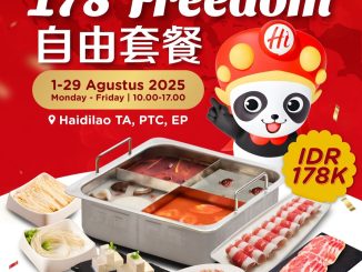 Promo Haidilao 178 Freedom Set Hotpot lengkap kuah, daging, dan pelengkap