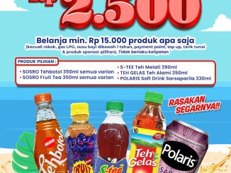 Promo Indomaret Tebus Minuman Favorit Cuma Rp2.500, berlaku 26 Juni - 9 Juli 2025 di seluruh outlet Indomaret