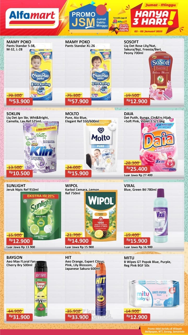 Katalog Promo JSM Indomaret, Alfamart,  dan Superindo 3-5 Januari 2025, Ada Minyak Goreng Murah