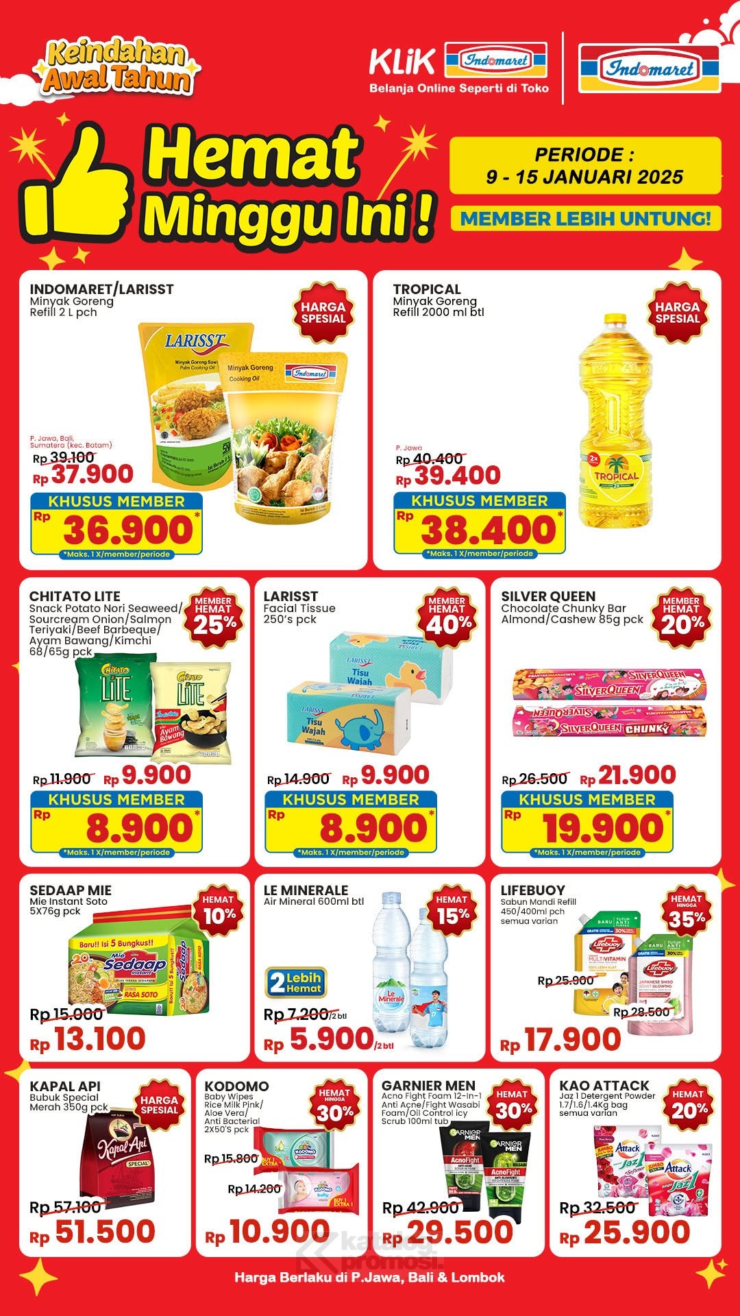 Katalog Promo JSM Alfamart, Indomaret, dan Superindo 10-12 Januari 2025: Minyak Goreng 2L Rp35.900