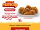 Promo McDonalds Mantap Rabu 5 Ayam Rp. 55.000 berlaku setiap Rabu November 2025 via McDelivery aplikasi McDonald’s Indonesia