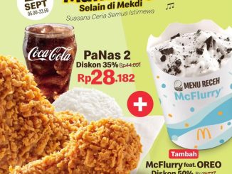 Promo McDonald’s September Ceria 25 September 2025 PaNas 2 Rp28 ribuan dan McFlurry OREO Rp6 ribuan