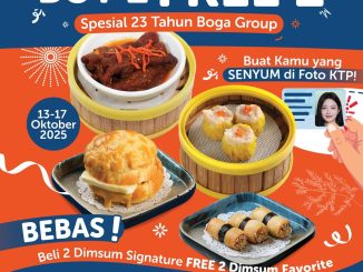 Promo OCEAN 8 BUY 2 FREE 2 Dimsum cukup tunjukkan KTP berfoto senyum berlaku 13–17 Oktober 2025 di seluruh outlet