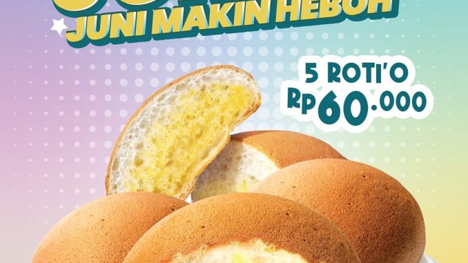 Promo Roti’O JUMBO 5 Roti cuma Rp60.000 1