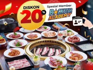 Promo Shaburi dan Kintan Buffet diskon 20% khusus member Rockstar Academy