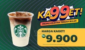 Promo Starbucks Bank Saqu Iced Asian Dolce Latte cuma Rp9.900