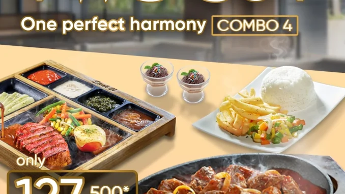 Promo Steak 21 Combo 4 Tenderloin Sirloin Rp127.500 per orang